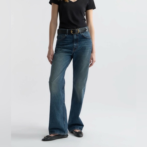 Nili Lotan - MITCHELL JEAN / Mid-Rise Non-Stretch Straight Leg Denim / 30 / NWT